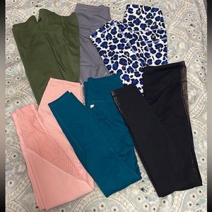 Lot of 6 size small athletic leggings